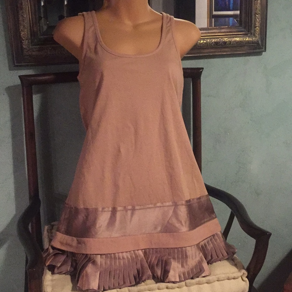 Fenty Puma-Rihanna pleated hem Jersey tank dress